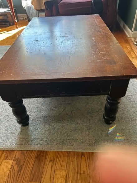 Photo of free Solid wood low table (Randolph NJ) #1