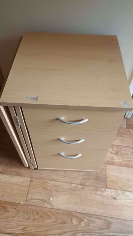 Photo of free Folding work station with 3 drawers on wheels (Humphrey's End GL5) #2