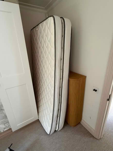Photo of free 2 single/twin mattresses (Chelsea SW3) #1
