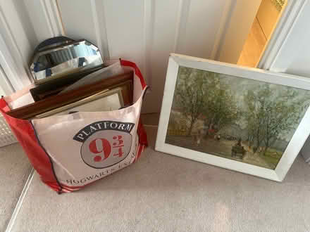 Photo of free Large bag framed pictures (Chippenham SN14) #1