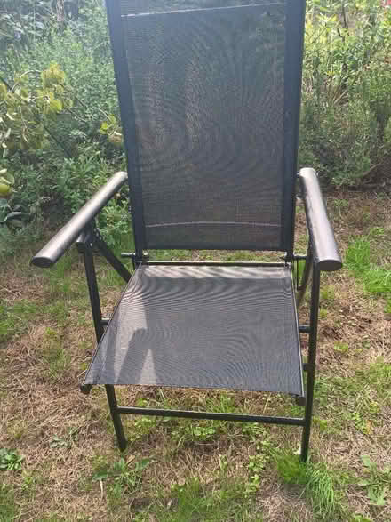 Photo of free Two sturdy folding garden chairs (Thorpe Bay SS1) #4