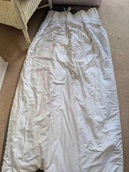 Photo of free Long green curtains (Fairly central Oswestry) #3
