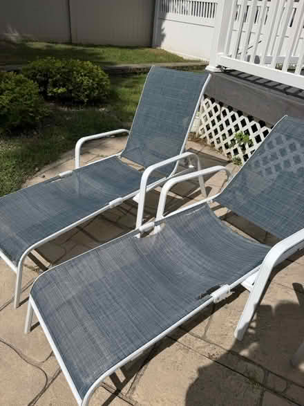 Photo of free Two Outdoor lounge chairs (Severn) #1