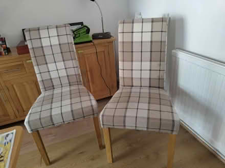 Photo of free Fabric covered table chairs (Neston CH64) #1