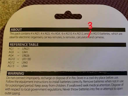 Photo of free Button batteries (SE8 Deptford) #4