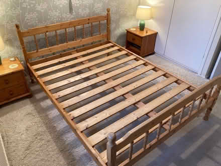 Photo of free Pinewood Double bed (Weston ST18) #1