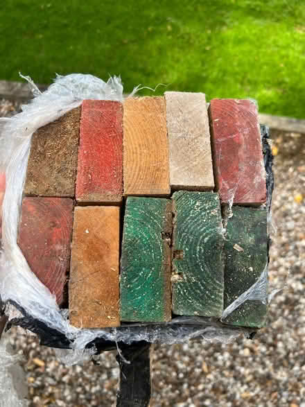 Photo of free 10 pieces of wood approx 60 x 4x2 inches each (Coleridge Ward CB1) #1