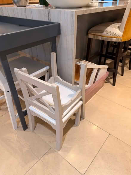 Photo of free Childrenās tables and chairs (St. Lukes Gardens SW7) #1