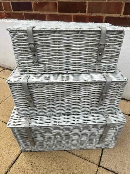 Photo of free Wicker Style Storage/Hampers 3 Sizes (Kings Langley WD4) #3