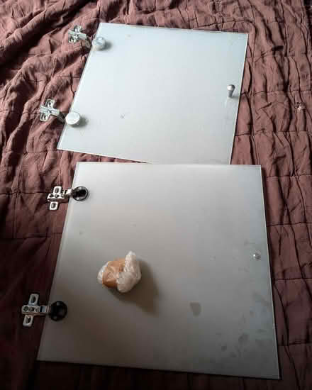 Photo of free IKEA Kallax frosted doors (Portslade by Sea BN41) #1