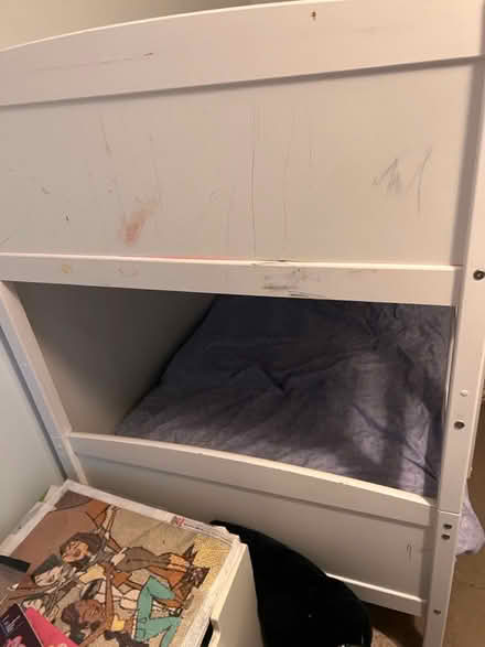 Photo of free Bunk Bed Frame - White (wooden) (Hemel, HP3) #4