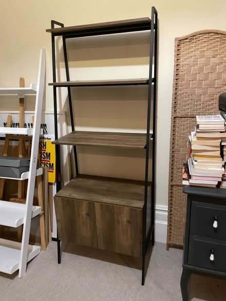 Photo of free Industrial wood and metal shelves (N19) #1