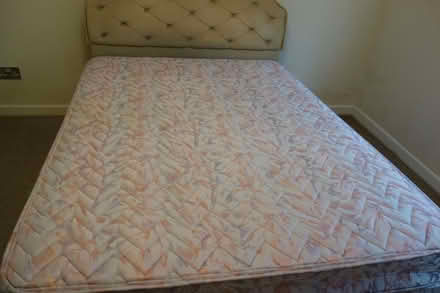 Photo of free Double bed & mattress with large end drawer (Street BA16) #3