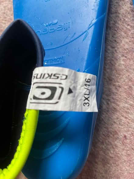 Photo of free Child's Wetsuit and flippers (Lingfield RH7) #2