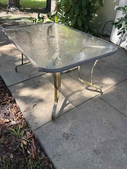 Photo of free Outdoor table- aluminum (Hammock area of Palm Coast) #2