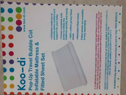 Photo of free Pop-up travel cot (Askett HP27) #4