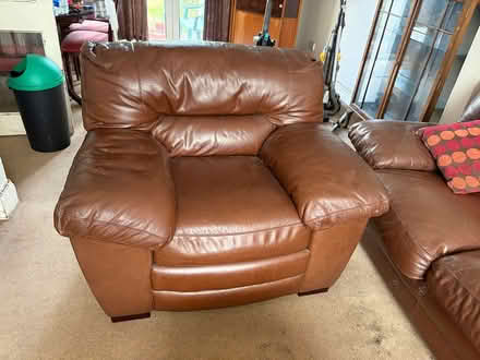 Photo of free 3 Piece Leather suite (Kempston, Bedford MK42) #2