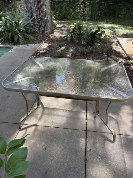 Photo of free Outdoor table- aluminum (Hammock area of Palm Coast) #1