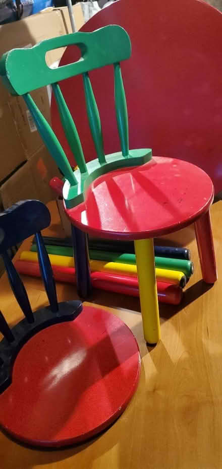 Photo of free Toddler Table & Chairs (Windham, NH off Rte 28) #1