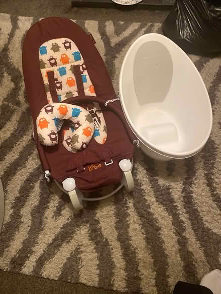 Photo of free Two tablets, baby chair and bath (Nn3 6bs) #2