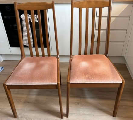 Photo of free 2x mid-century dining chairs (Southbourne BH6) #1