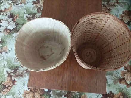 Photo of free wicker waste baskets (Seaside BN23) #2