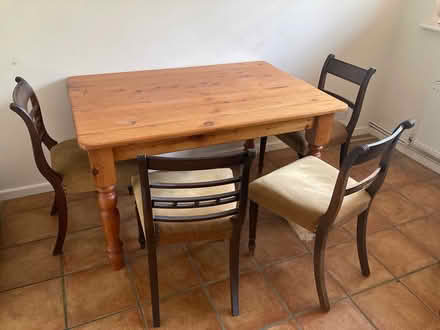 Photo of free Beautiful wooden table + 7 chairs (Burnham, Bucks) #2