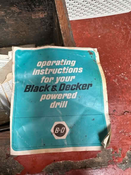Photo of free Black & Decker power drill (Bromsgrove B60) #3
