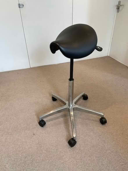 Photo of free saddle stool (Cheriton, Hants SO24 0QA) #2