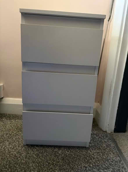 Photo of free Small white bedside cabinet (Morrell Avenue OX4) #3