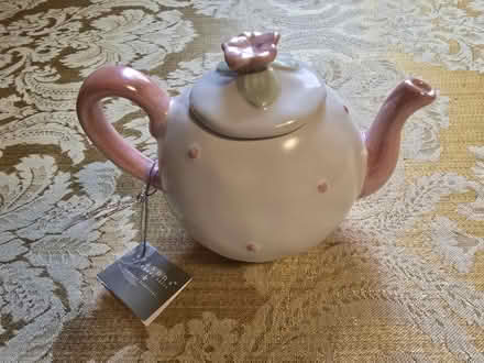 Photo of free Small Ceramic Teapot w/ Candle (West 7th) #1