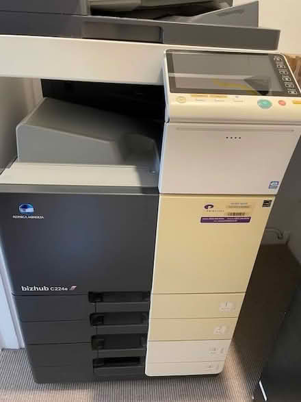 Photo of free Photocopier Konica Minolta C224e (Cheriton, Hants SO24 0QA) #3
