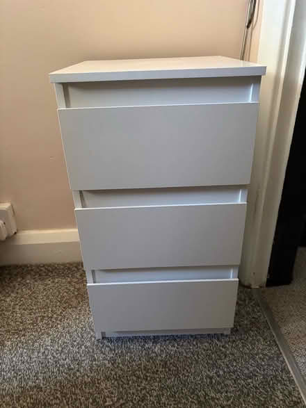 Photo of free Small white bedside cabinet (Morrell Avenue OX4) #1