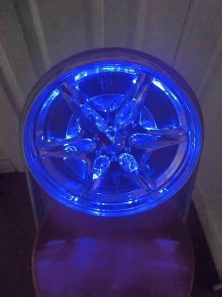 Photo of free Alloy wheel style wall clock (Elgin IV30) #1