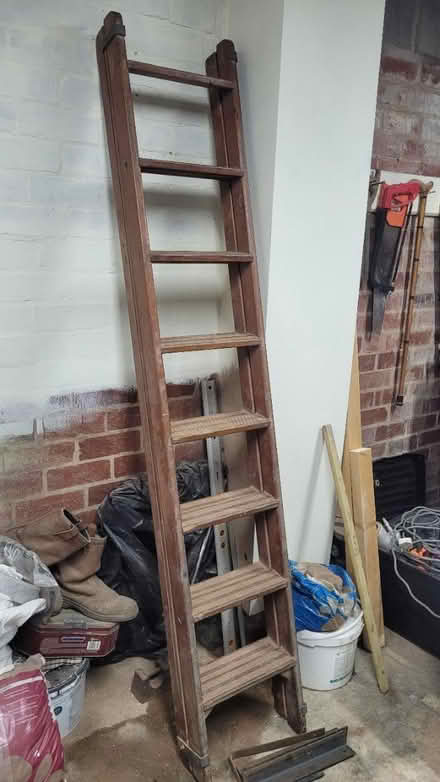 Photo of free Timber sliding ladder (Heath Charnock PR6) #2