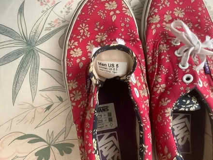 Photo of free Red patterned Vans (White City W10) #2
