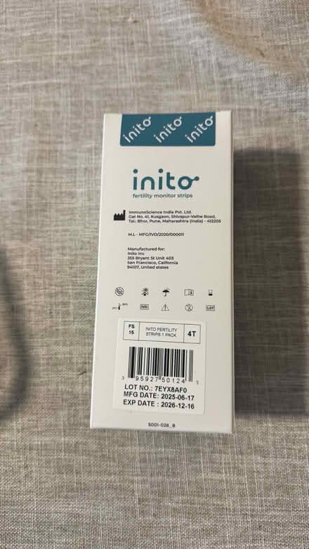 Photo of free Inito fertility test strips (Silver Spring, MD) #2