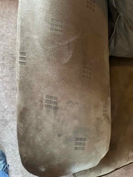 Photo of free Faux leather three seater sofa (Wortley S35) #3