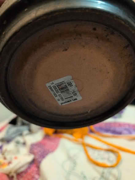 Photo of free Brown ceramic Plant pot. 6" tall. (Alperton HA0) #3