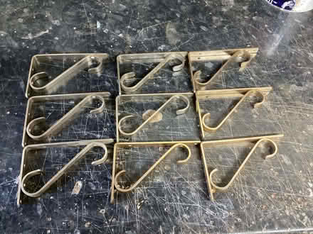 Photo of free 9 Brass coloured brackets (Oswestry SY11) #1