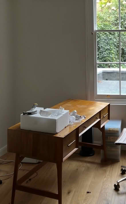Photo of free West elm wood desk (Islington N1) #2