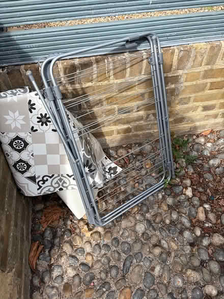 Photo of free Clothes horse /roll of small vinyl (Nw54jn.) #1