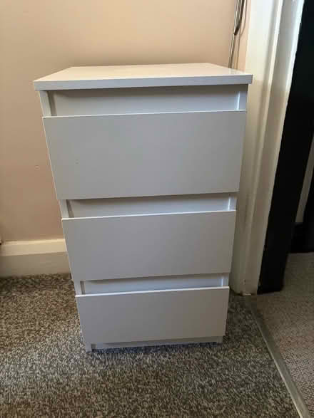 Photo of free Small white bedside cabinet (Morrell Avenue OX4) #2