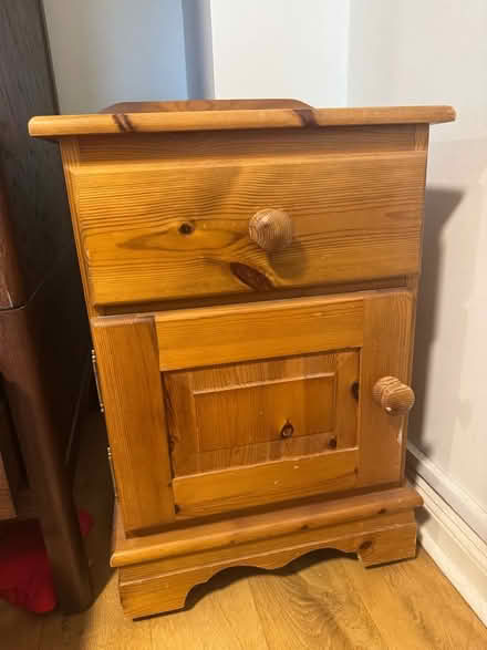 Photo of free Wooden Bedside Table (Isleworth TW7) #1