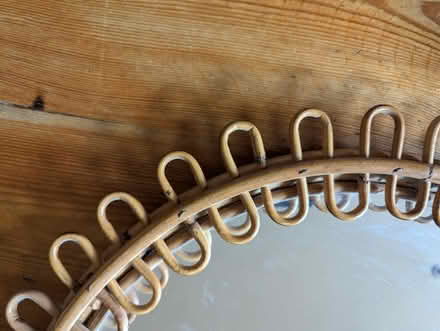 Photo of free Rattan / Bamboo wall mirror (Teddington TW11) #2