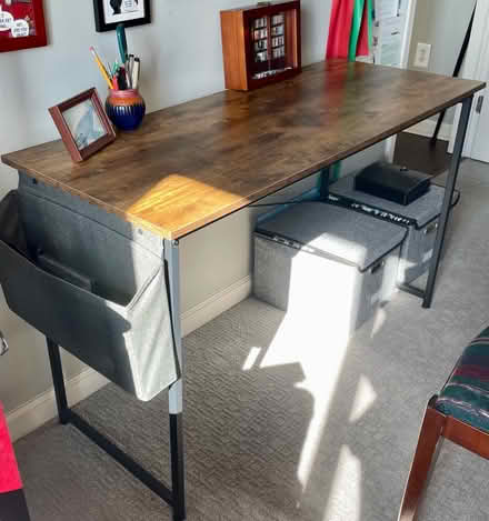 Photo of free Wooden topped desk (Carmel, by Palladium) #2