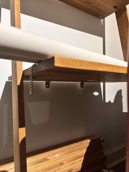 Photo of free Leaning Wooden Shelf/Desk (swiss cottage NW3) #3