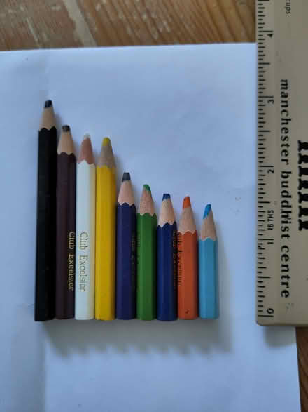 Photo of free Crayons/coloured pencils - very small, well-used! (Henleaze Ward BS9) #1