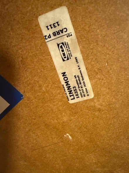 Photo of free white table desk surface and 2 legs (10025) #3