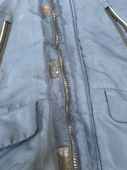Photo of free Child’s Blue Winter Coat. 9-10 years. Zip broken. (Southsea PO4) #4